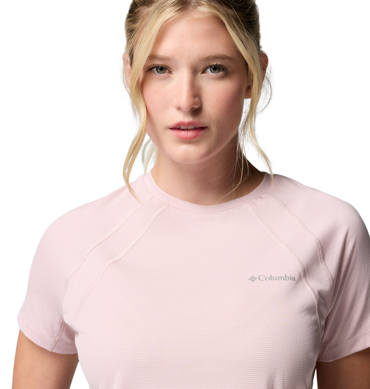 Playera de Trail Running para Mujer Columbia Stealth Spring SS Tee