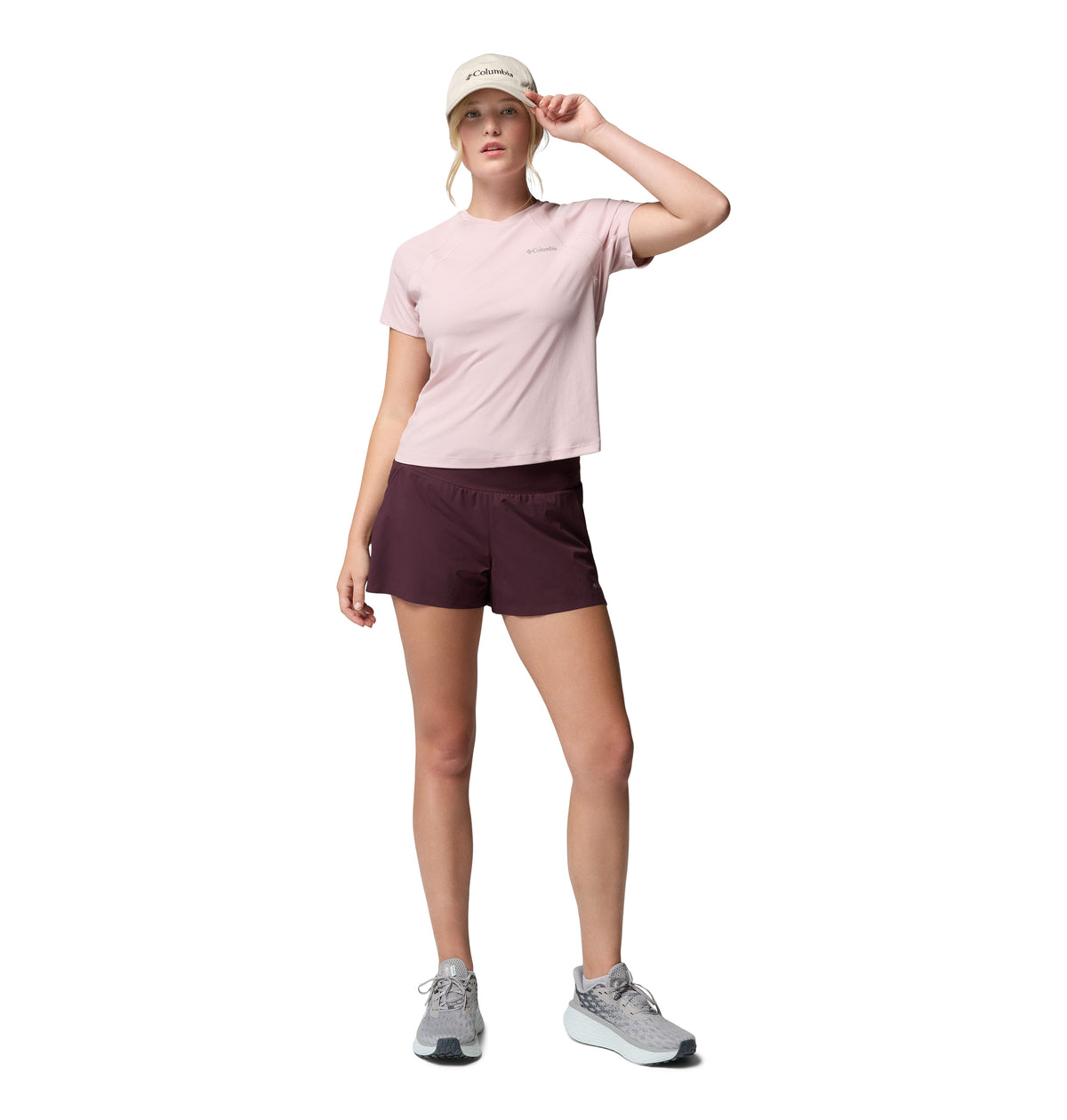 Playera de Trail Running para Mujer Columbia Stealth Spring SS Tee