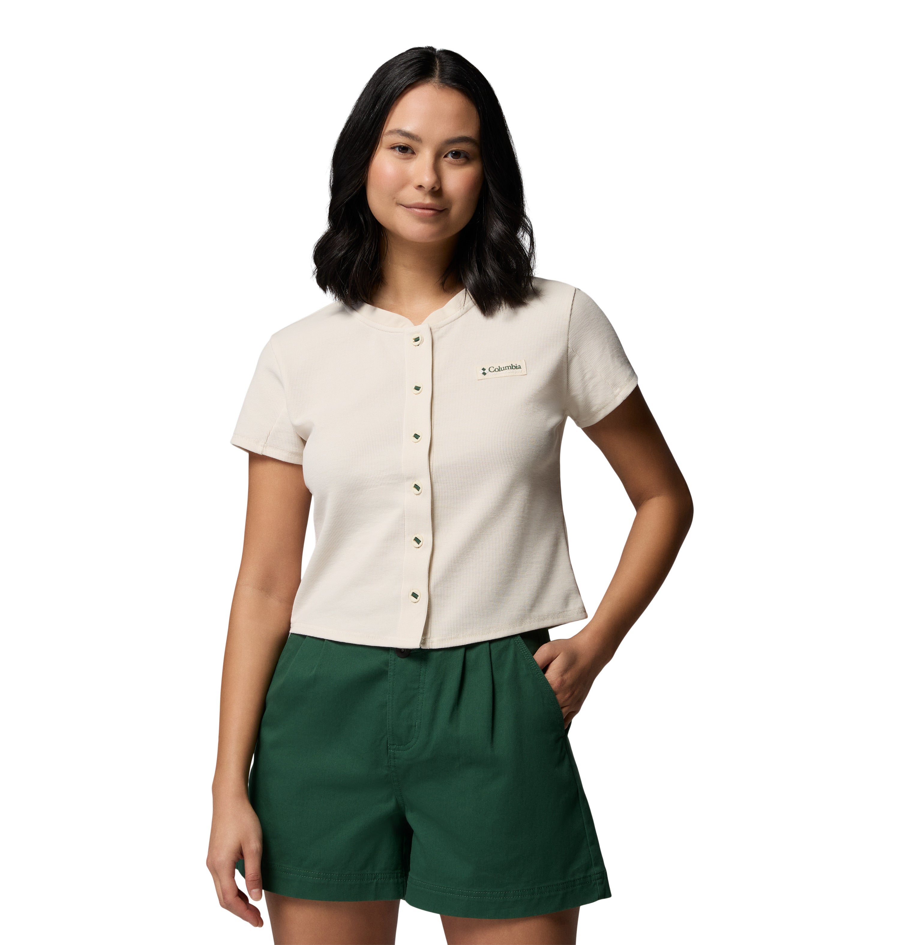 Playera manga corta para Mujer Columbia Acker Rock Knit Short Sleeve