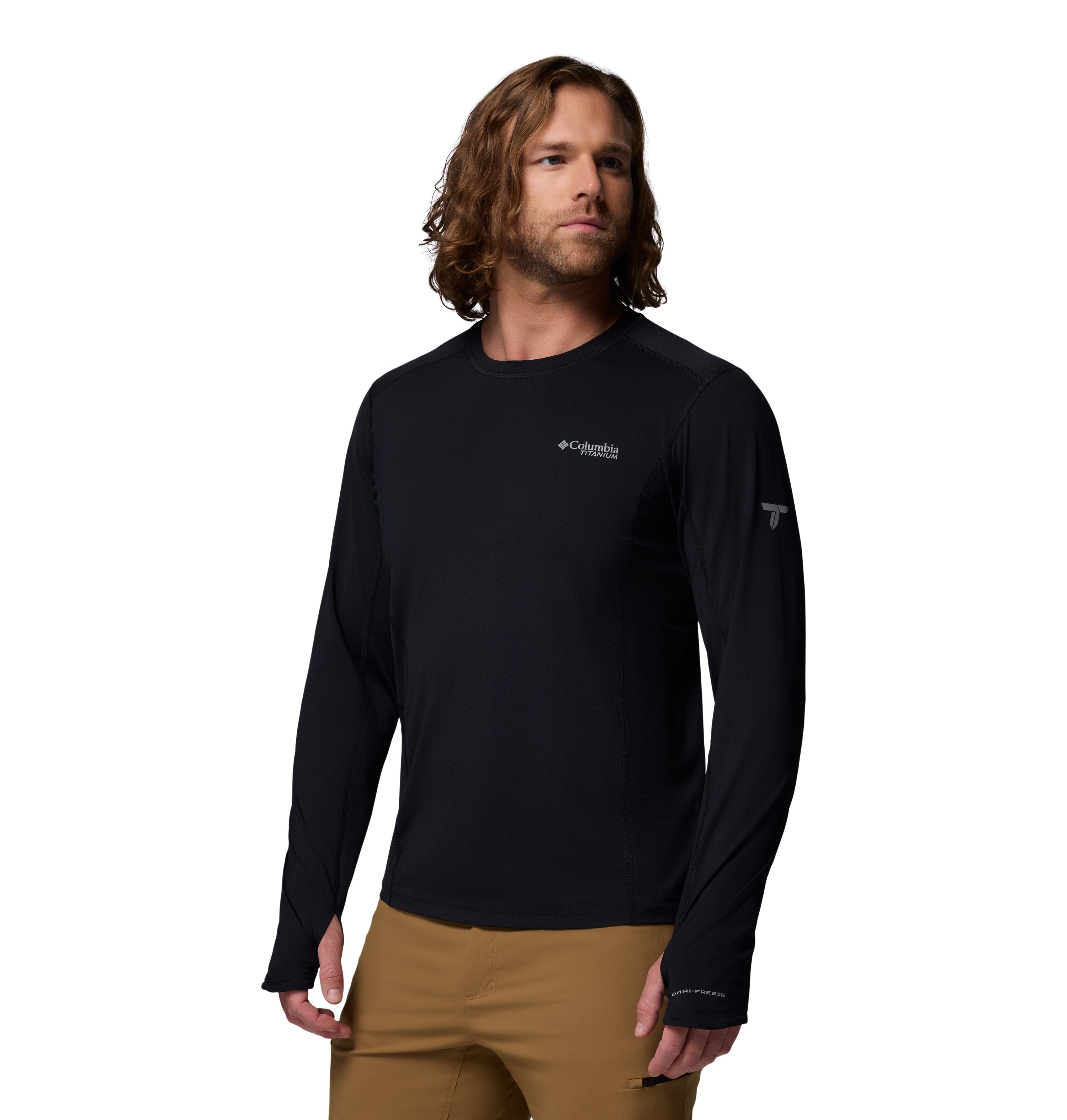 Playera para Hombre Columbia Diamond Peak Pro Long Sleeve Crew