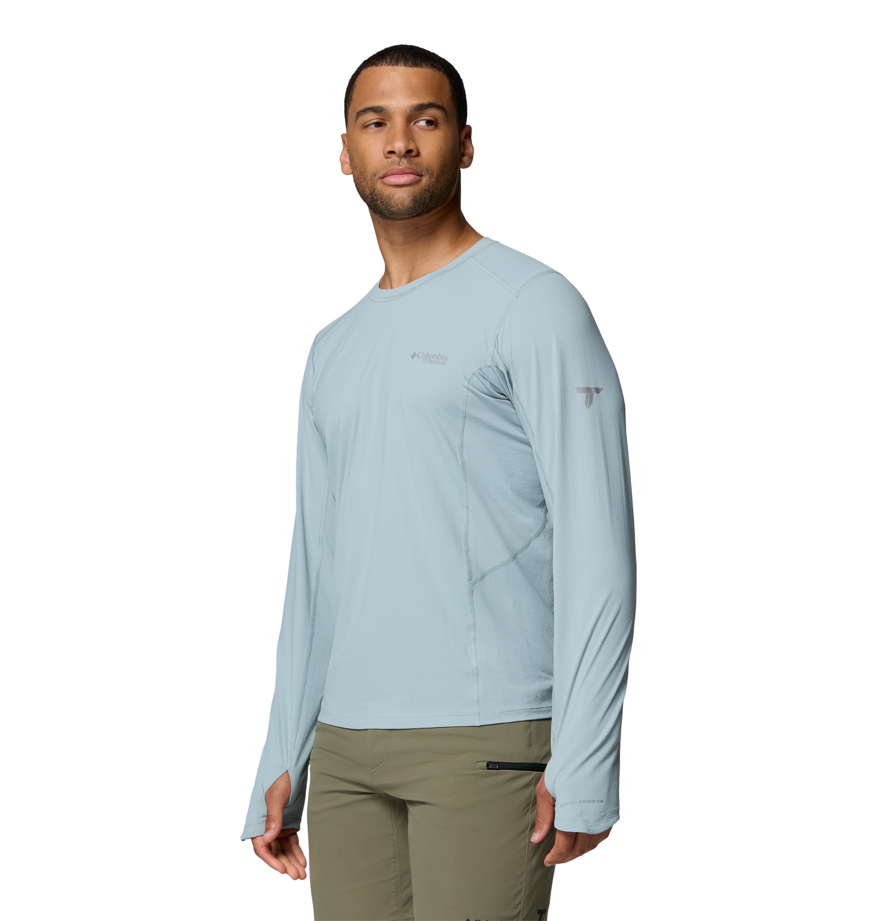 Playera para Hombre Columbia Diamond Peak Pro Long Sleeve Crew