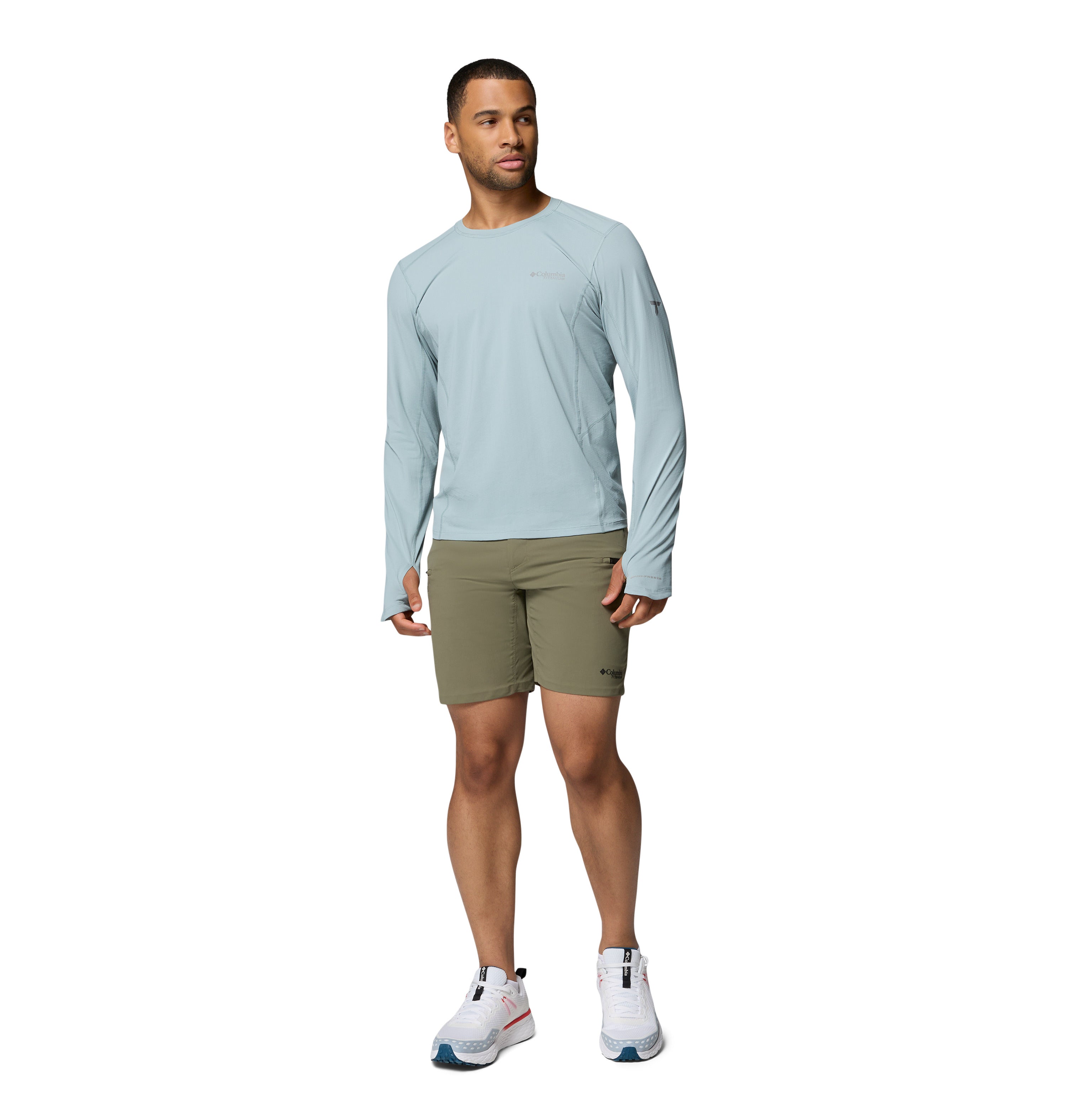 Playera para Hombre Columbia Diamond Peak Pro Long Sleeve Crew