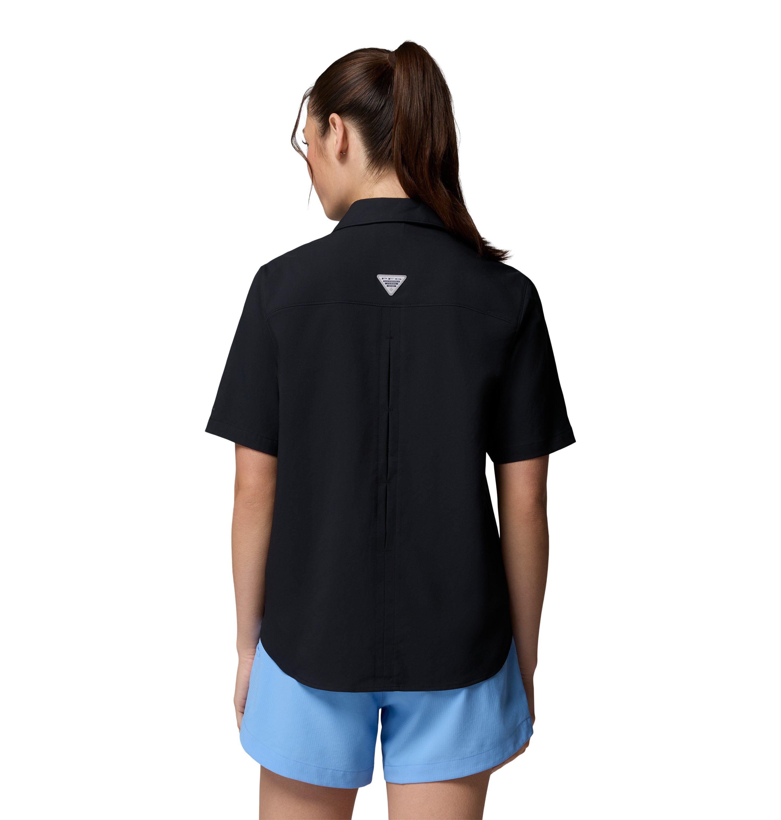 Camisa manga corta para Mujer Columbia PFG Castback Woven Short Sleeve