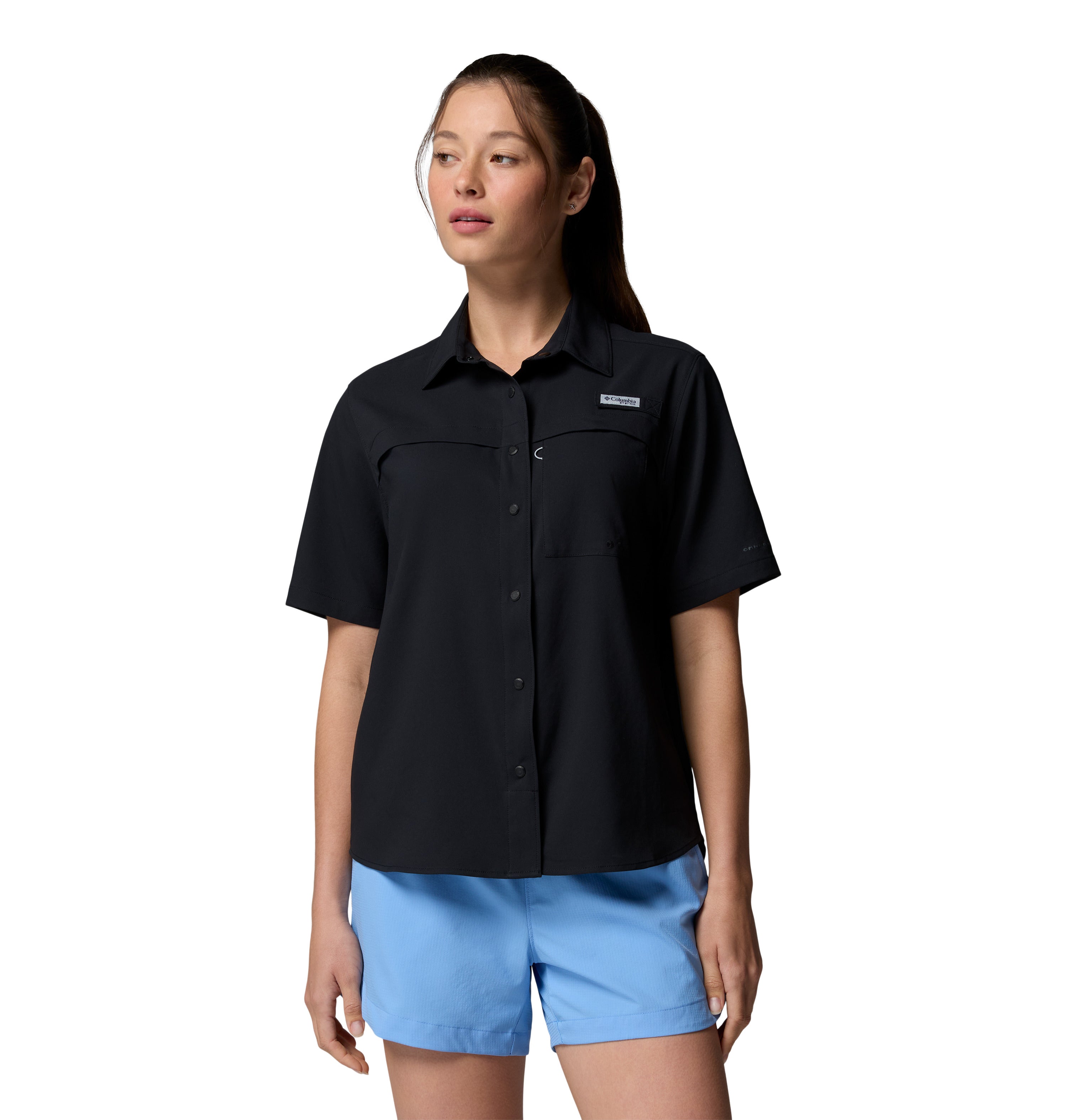 Camisa manga corta para Mujer Columbia PFG Castback Woven Short Sleeve