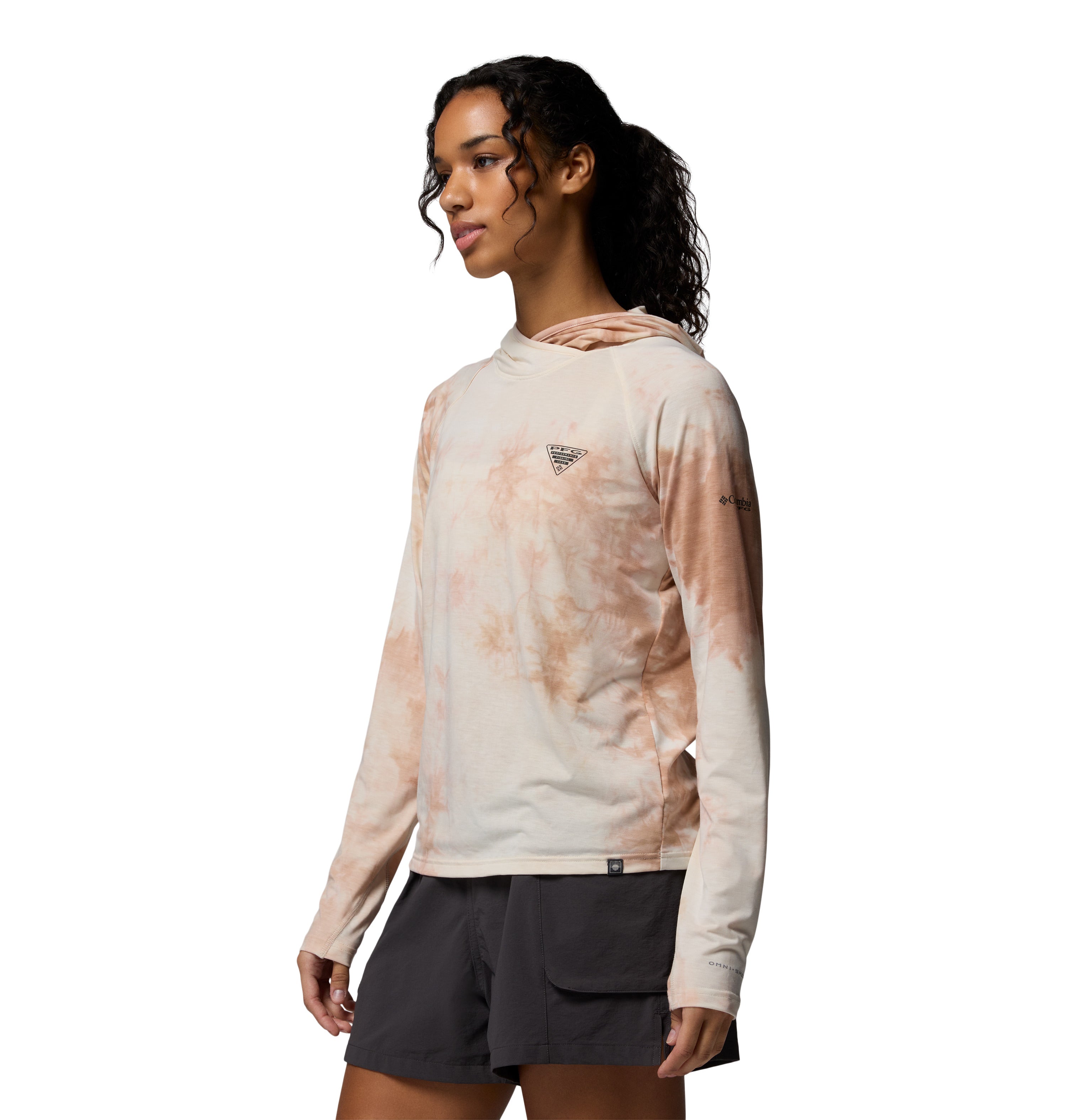 Playera para Mujer Columbia PFG Uncharted II Cloud Hoodie