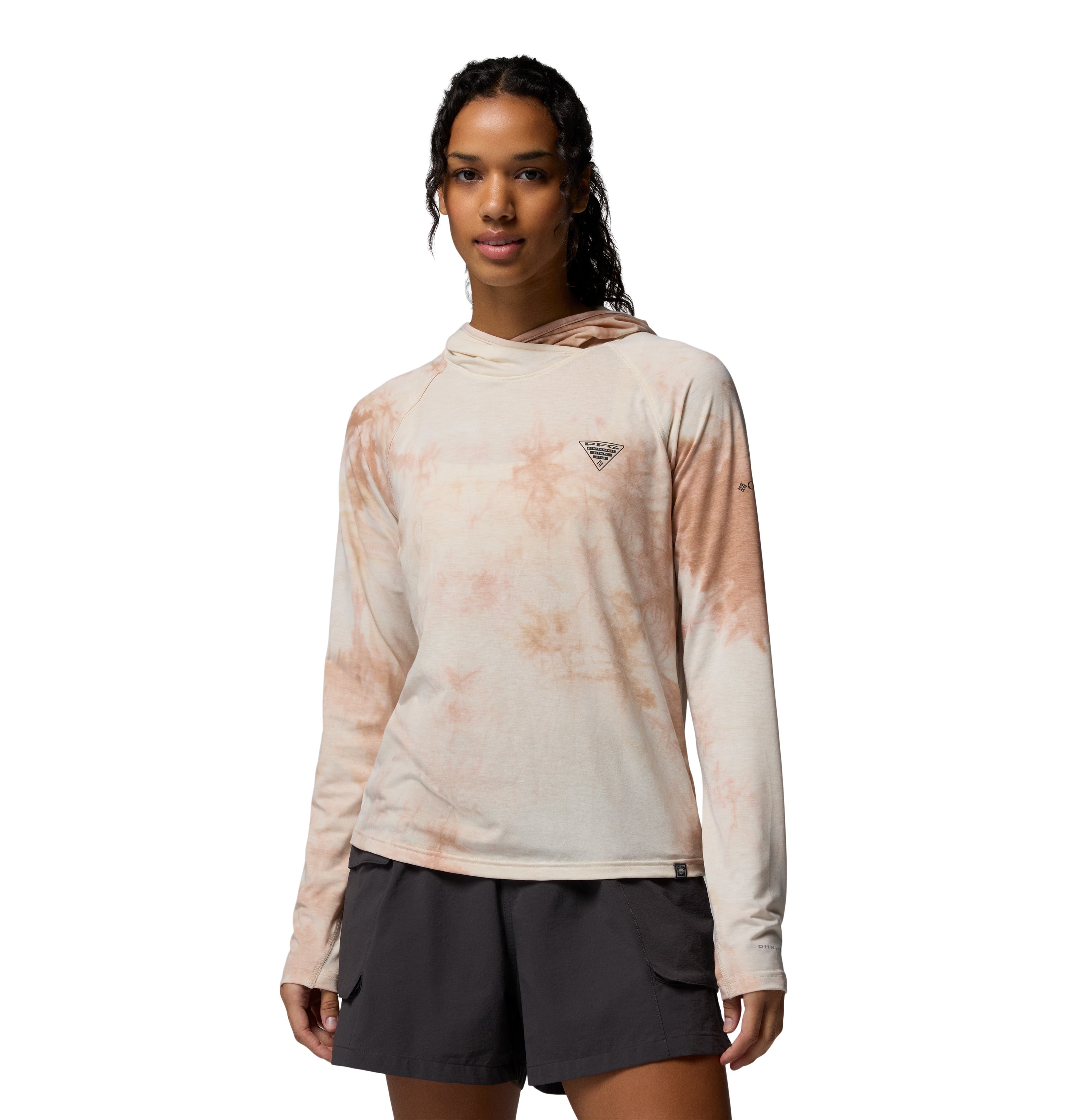 Playera para Mujer Columbia PFG Uncharted II Cloud Hoodie