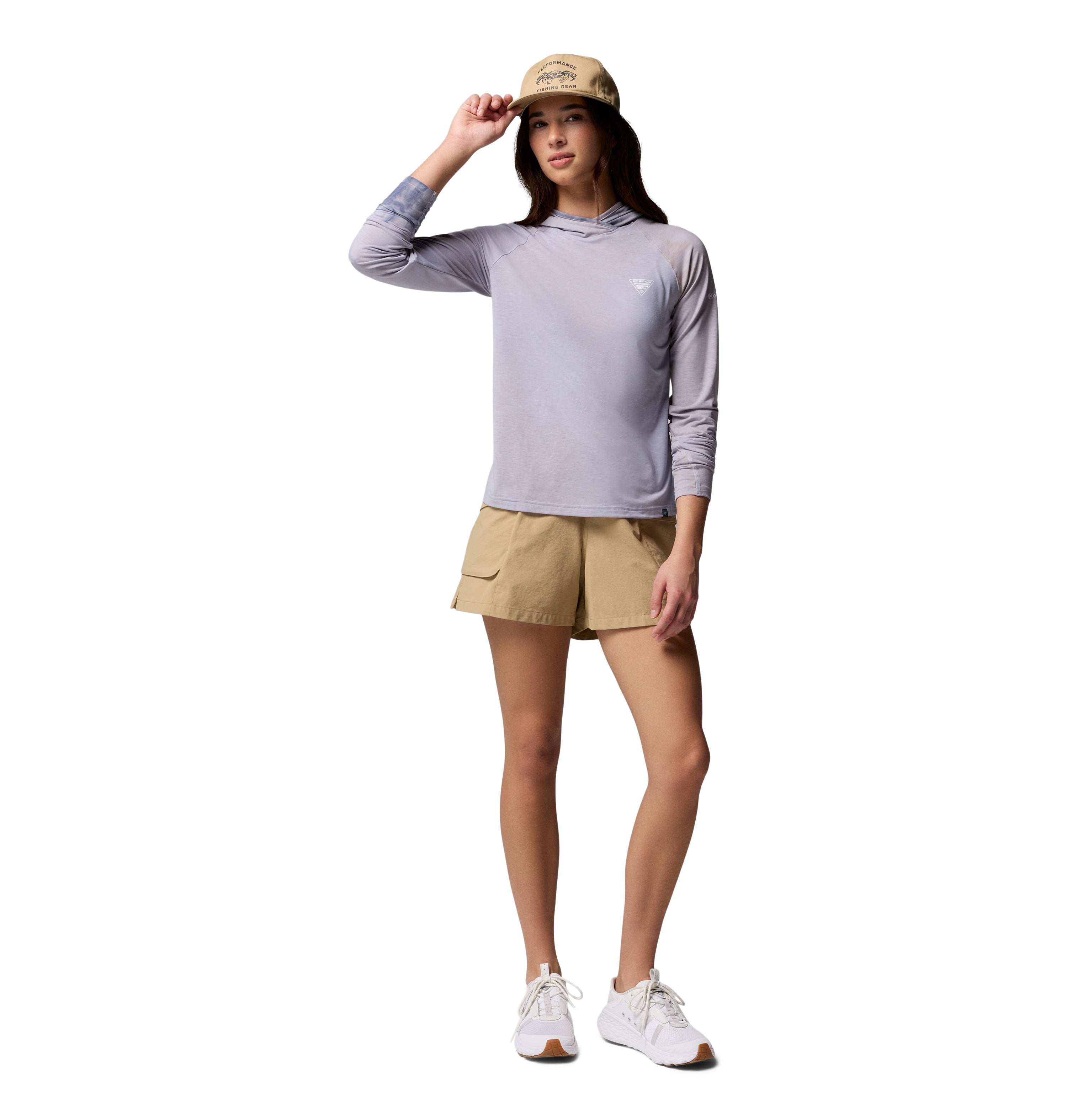 Playera para Mujer Columbia PFG Uncharted II Cloud Hoodie
