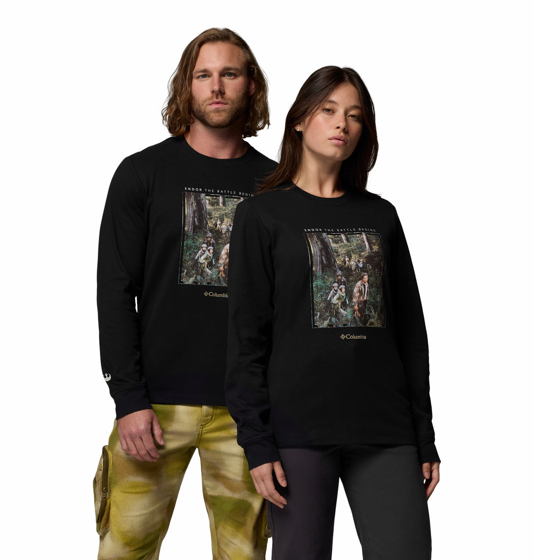 Playera Unisex manga larga Star Wars Endor Issue Long Sleeve