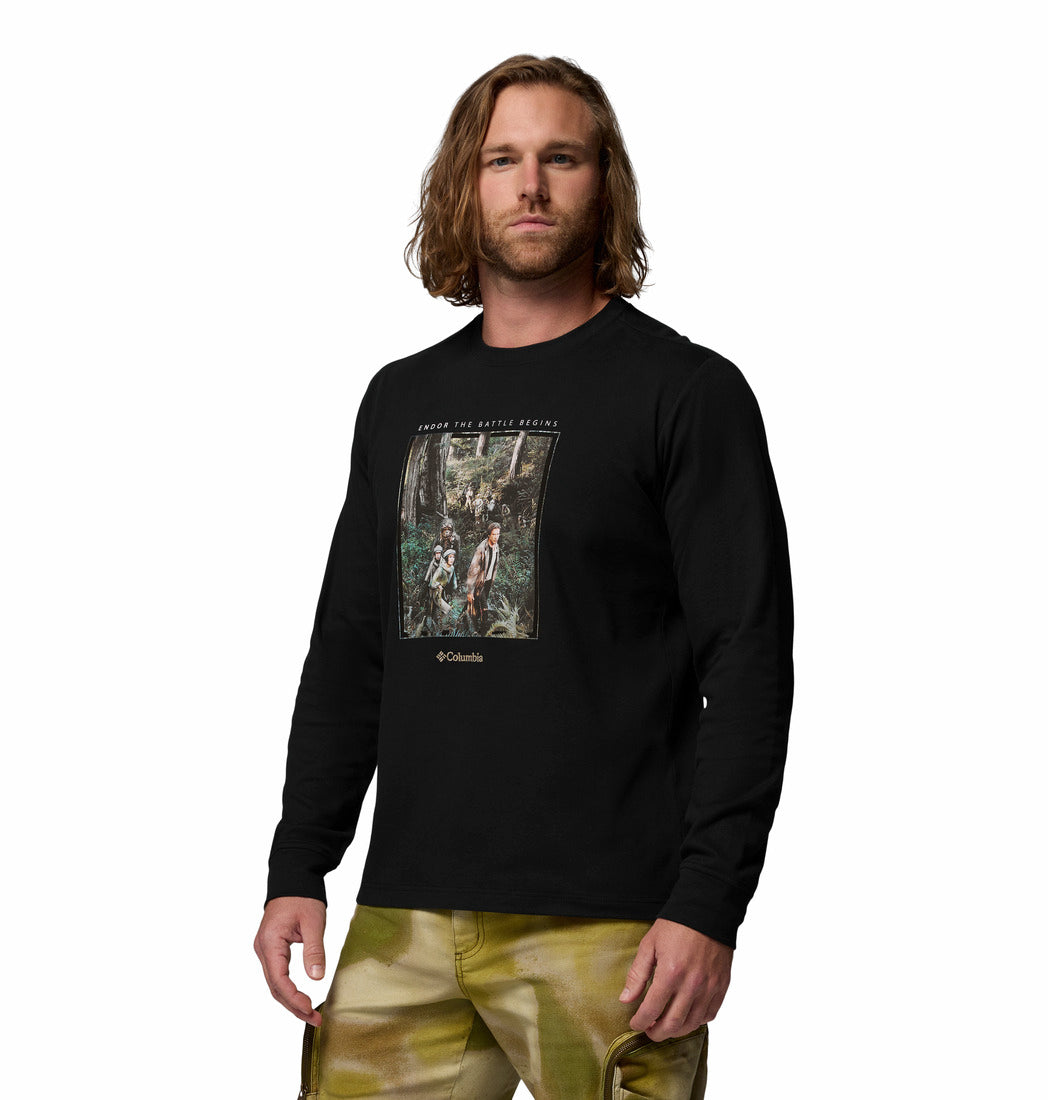 Playera Unisex manga larga Star Wars Endor Issue Long Sleeve
