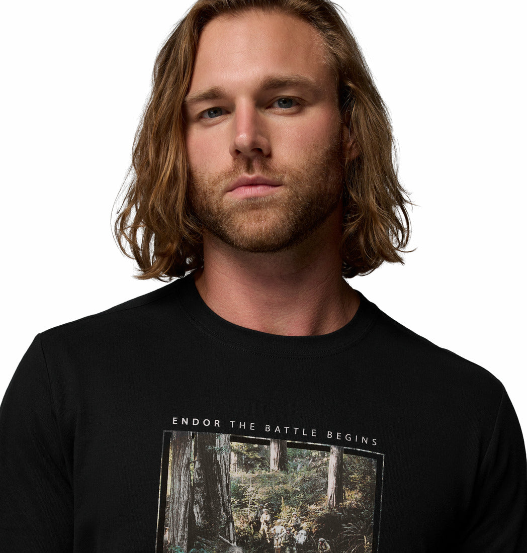 Playera Unisex manga larga Star Wars Endor Issue Long Sleeve