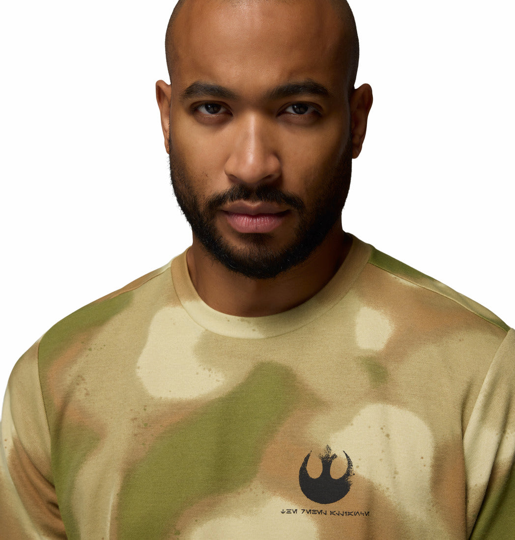 Playera Unisex manga corta Star Wars Endor Issue Camo Short Sleeve