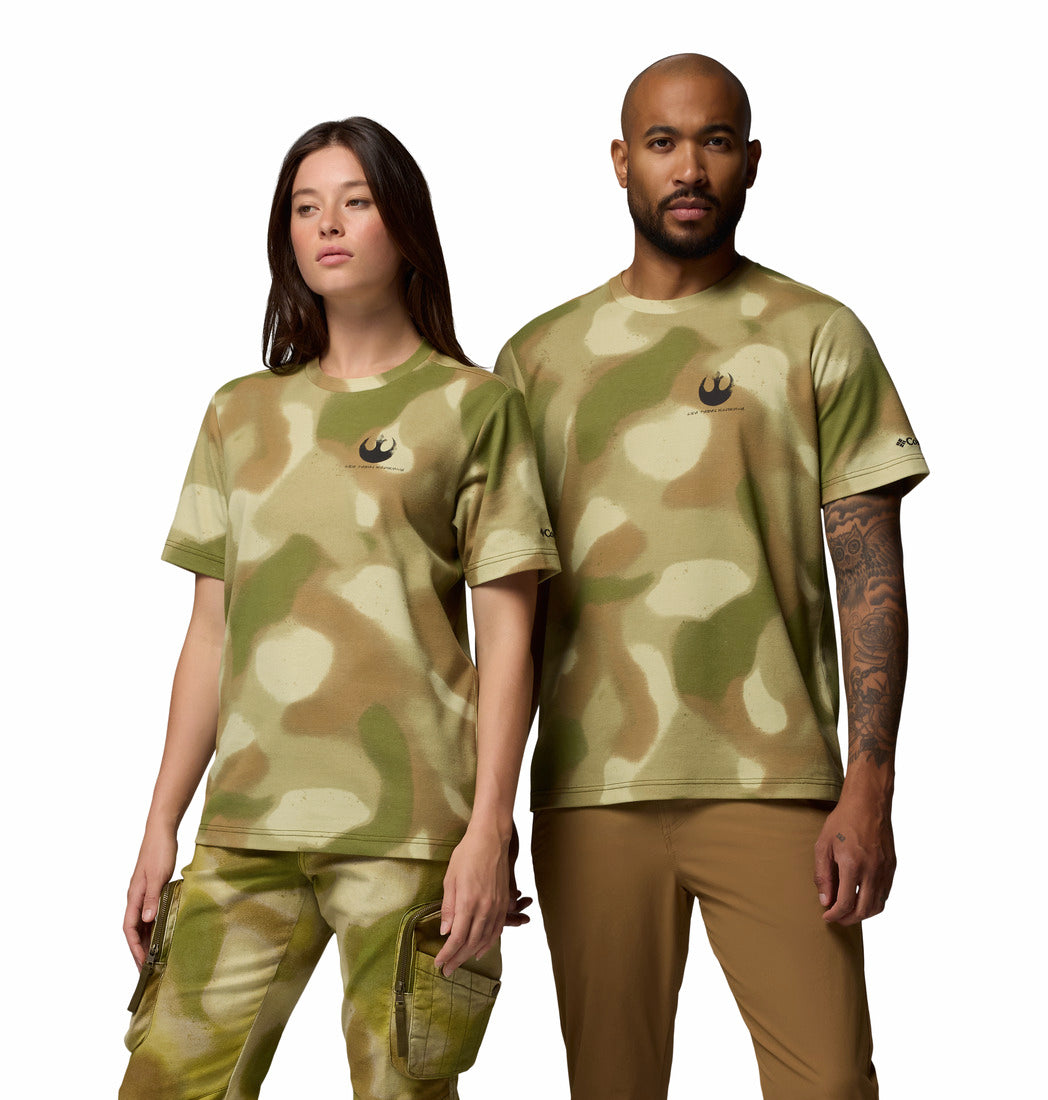 Playera Unisex manga corta Star Wars Endor Issue Camo Short Sleeve