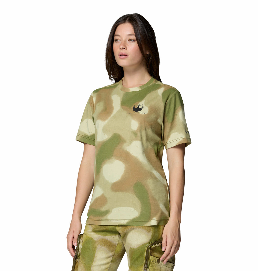 Playera Unisex manga corta Star Wars Endor Issue Camo Short Sleeve