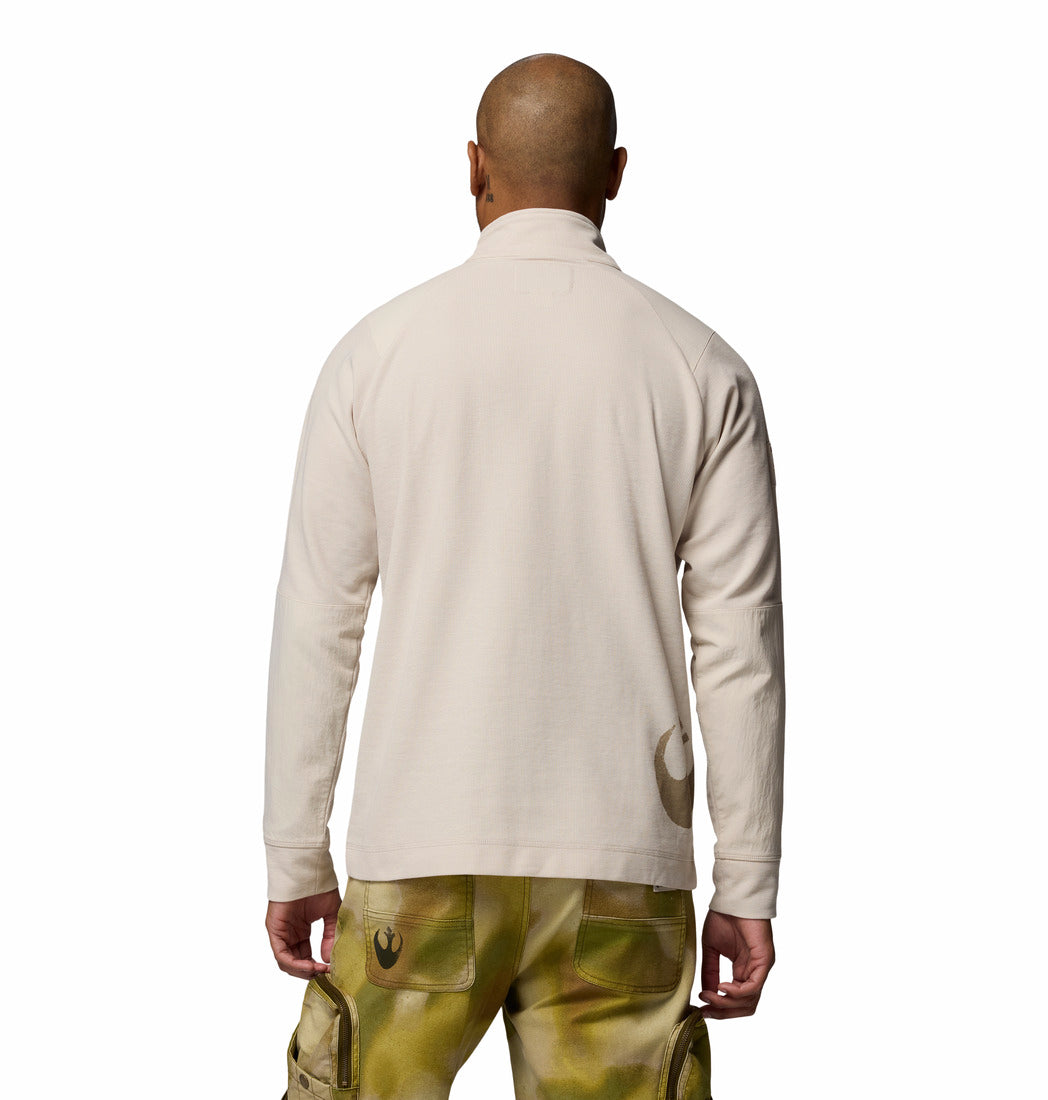 Playera de manga larga de medio cierre Unisex Star Wars Endor Issue Half Zip