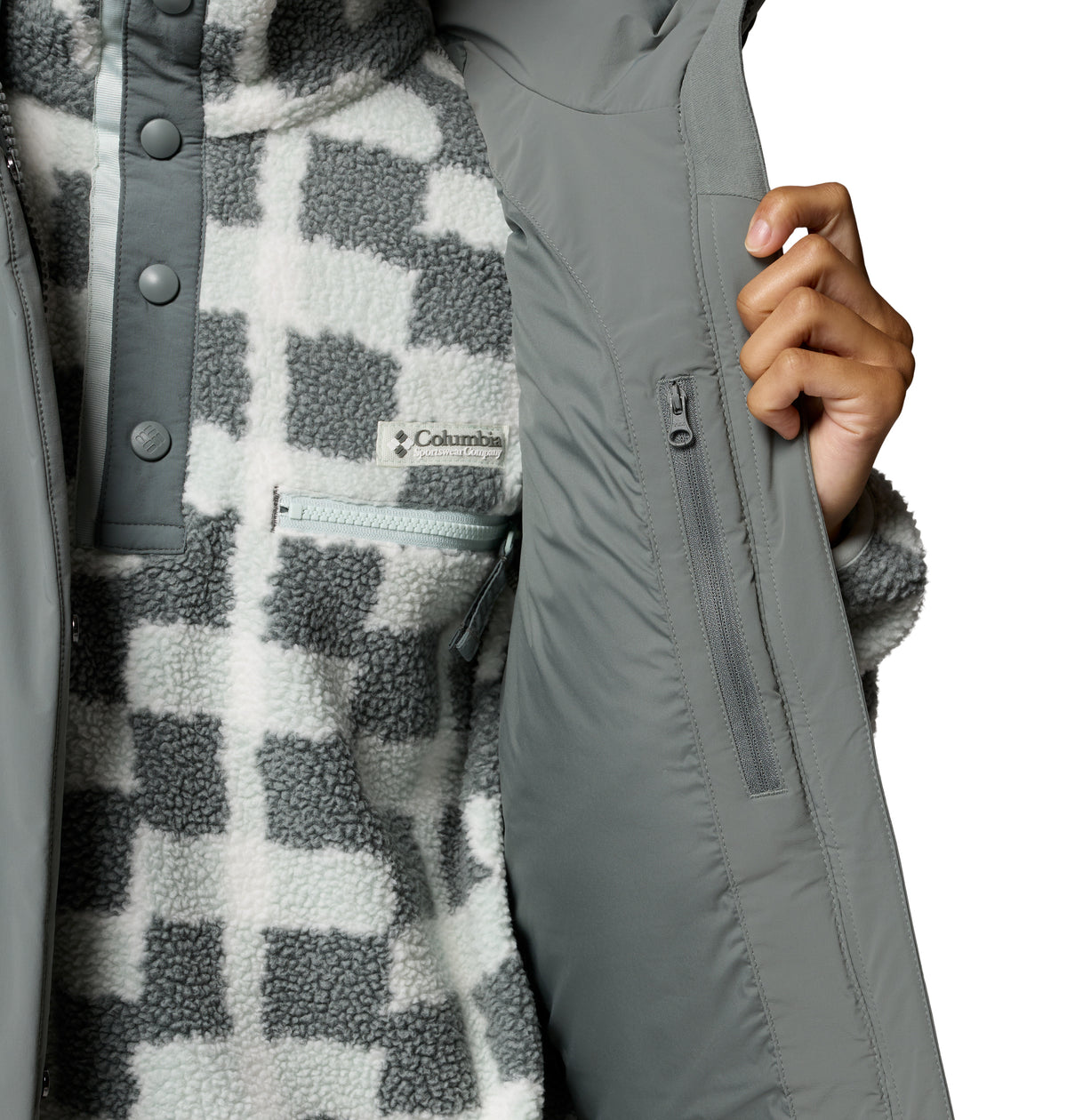 Chaleco Térmico para Mujer Columbia Amaze Puff Mid Hooded Vest