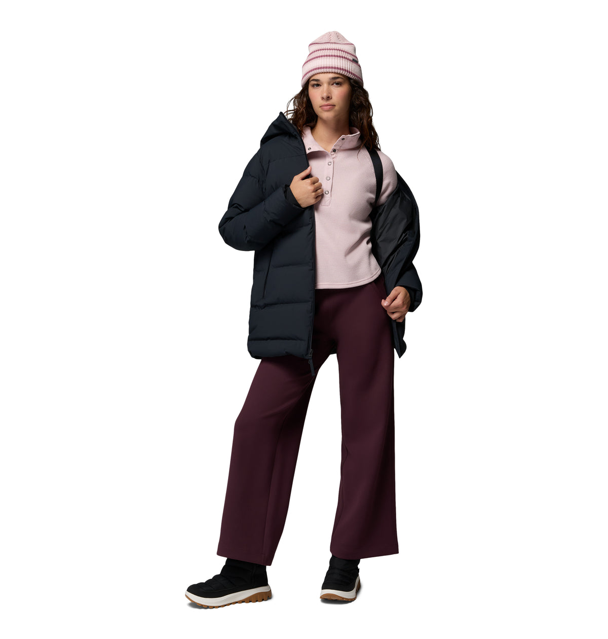 Chamarra para Mujer Columbia Amaze Puff Heat Seal Mid Hooded Jacket