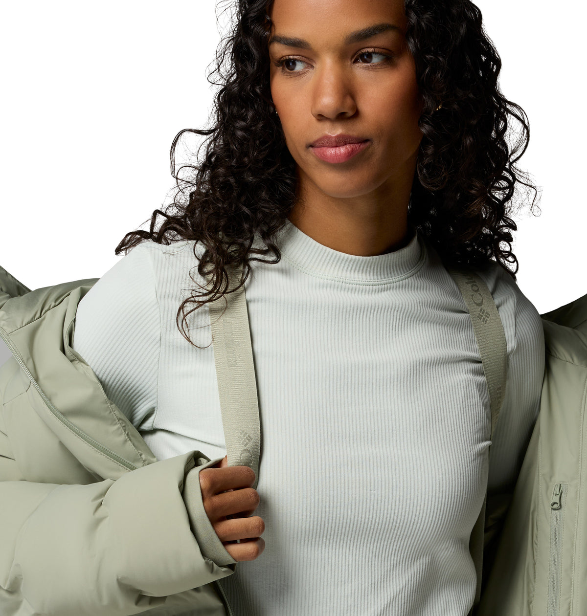 Chamarra para Mujer Columbia Amaze Puff Heat Seal Mid Hooded Jacket