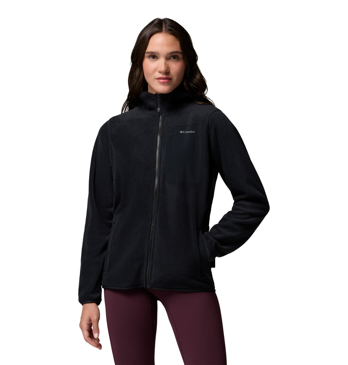 Chamarra de Fleece para Mujer Columbia Pacific Arch 200 Hooded Full Zip Fleece
