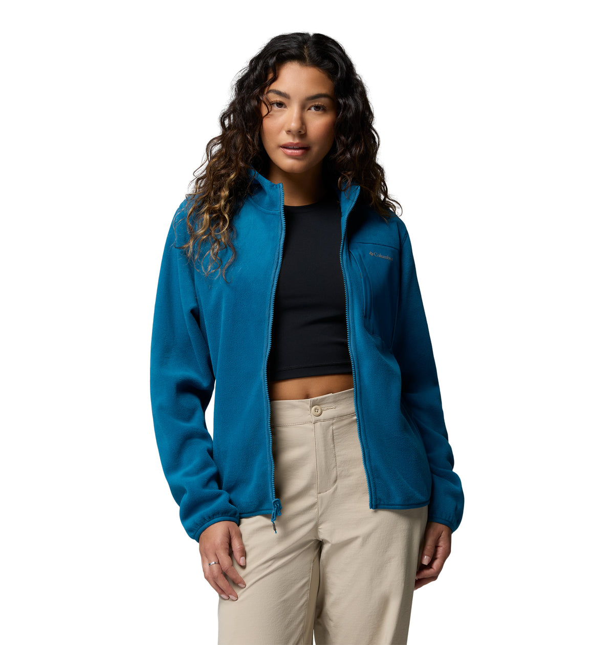 Chamarra de Fleece para Mujer Columbia Pacific Arch 200 Hooded Full Zip Fleece