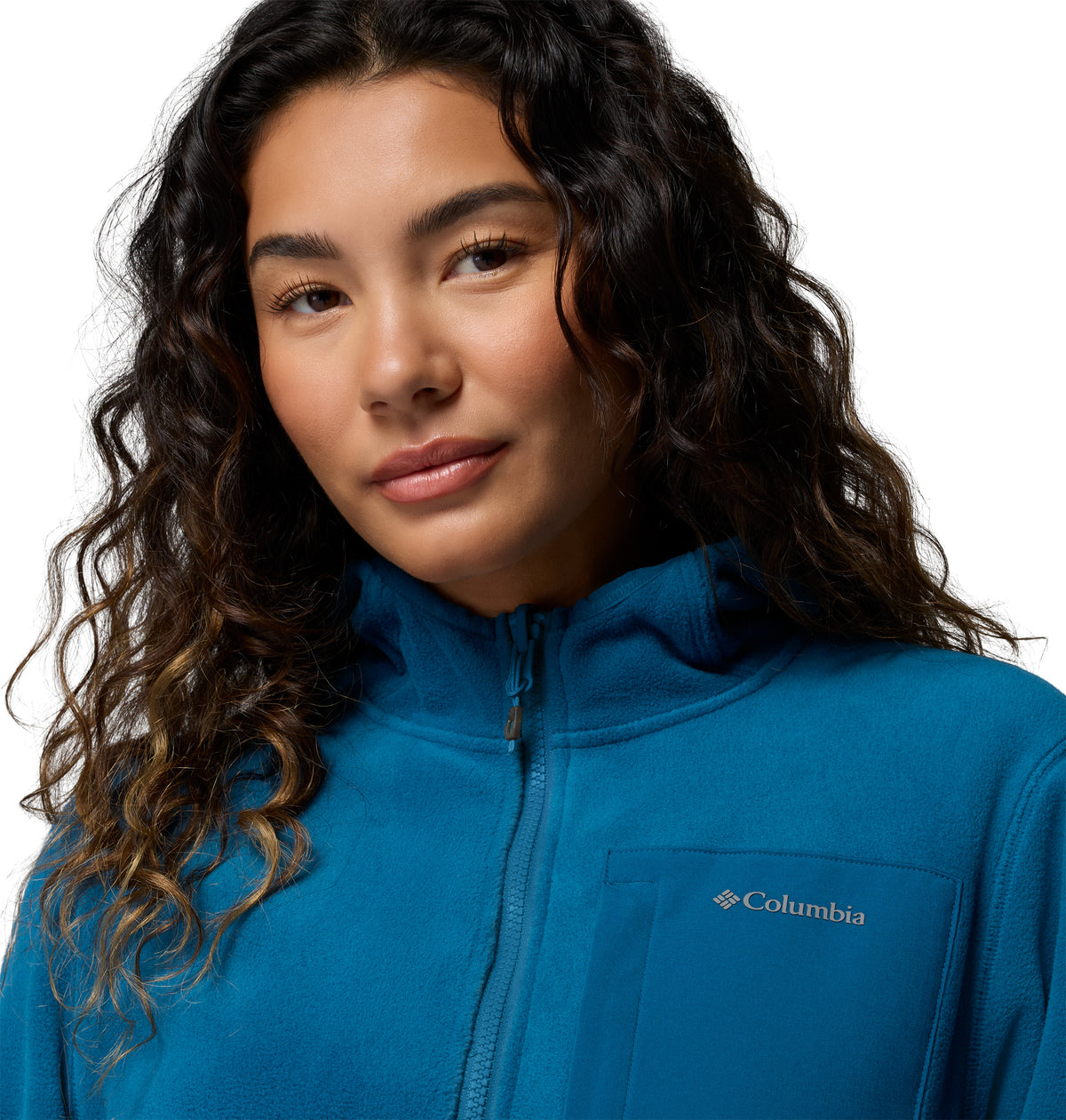 Chamarra de Fleece para Mujer Columbia Pacific Arch 200 Hooded Full Zip Fleece