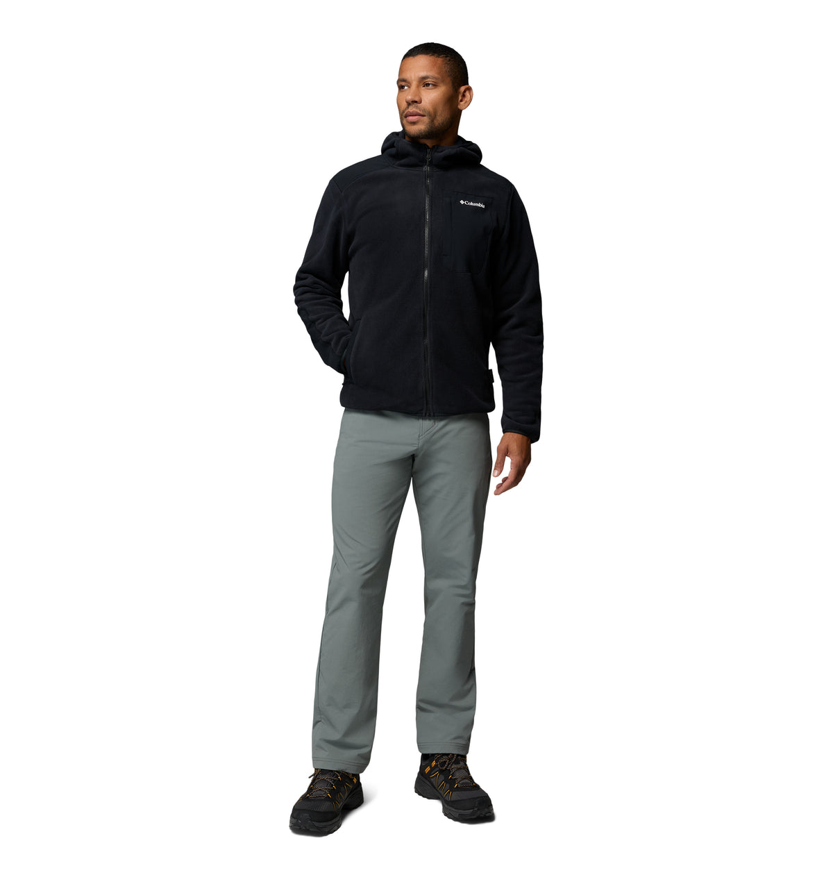 Chamarra de Fleece para Hombre Columbia Pacific Arch 200 Hooded FZ Fleece