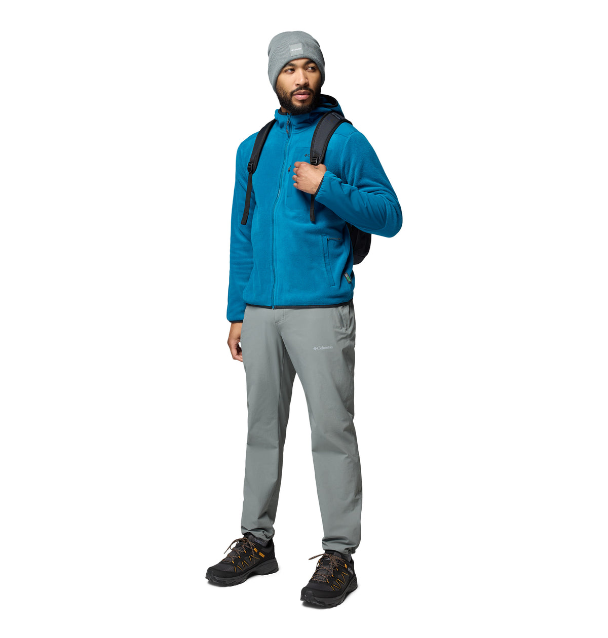 Chamarra de Fleece para Hombre Columbia Pacific Arch 200 Hooded FZ Fleece
