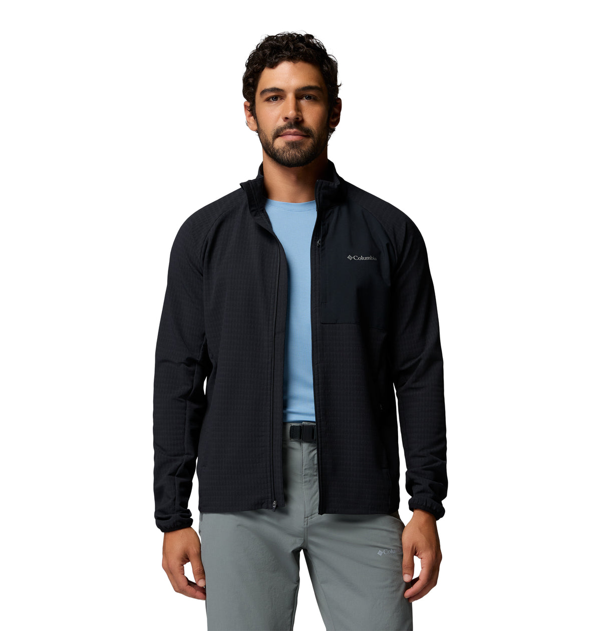 Chamarra de Trail Running para Hombre Columbia Superior Summit Grid Full Zip M