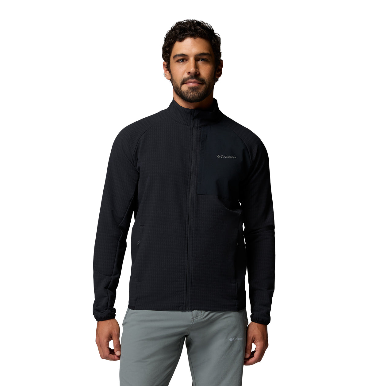 Chamarra de Trail Running para Hombre Columbia Superior Summit Grid Full Zip M