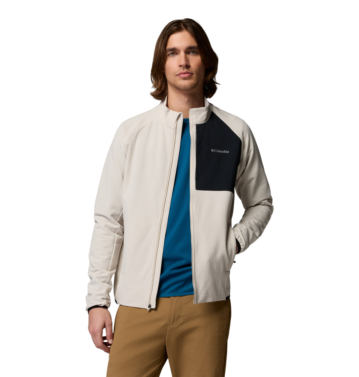 Chamarra de Trail Running para Hombre Columbia Superior Summit Grid Full Zip M