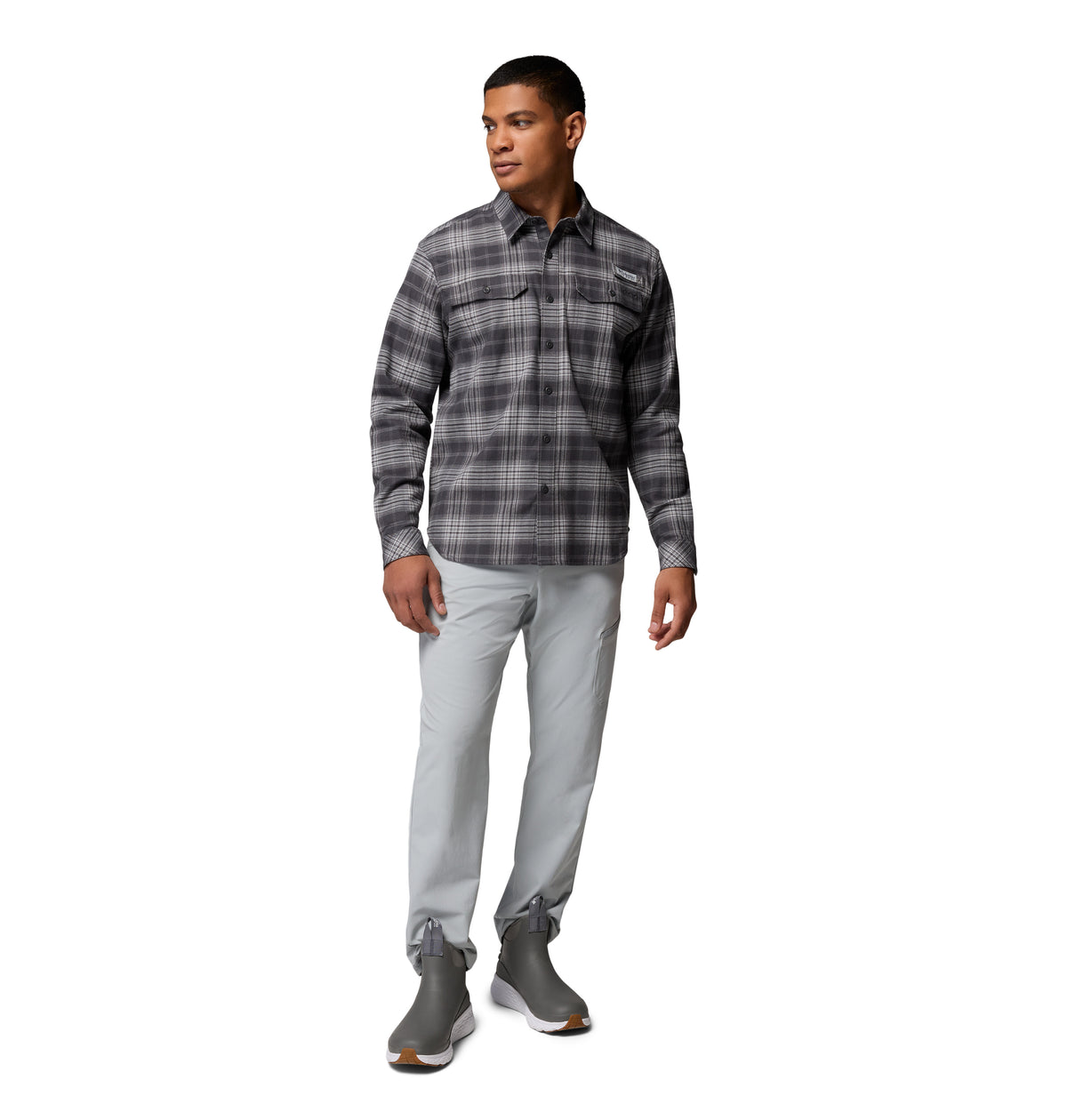 Camisa de Pesca de Franela PFG para Hombre Columbia PFG Topwater Tech Flannel