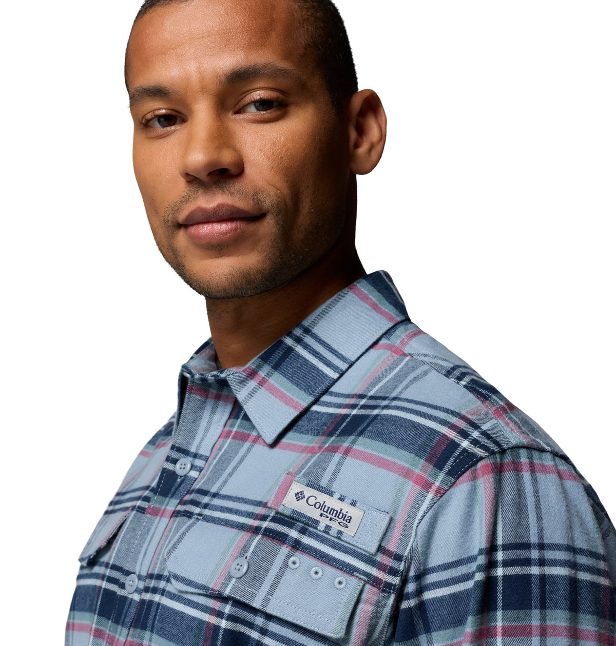 Camisa de Pesca de Franela PFG para Hombre Columbia PFG Topwater Tech Flannel