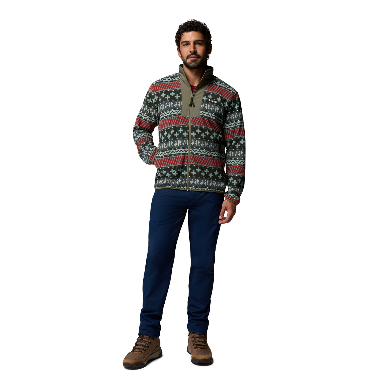 Chamarra de Fleece para Hombre Columbia Sequoia Grove II FZ Printed Fleece