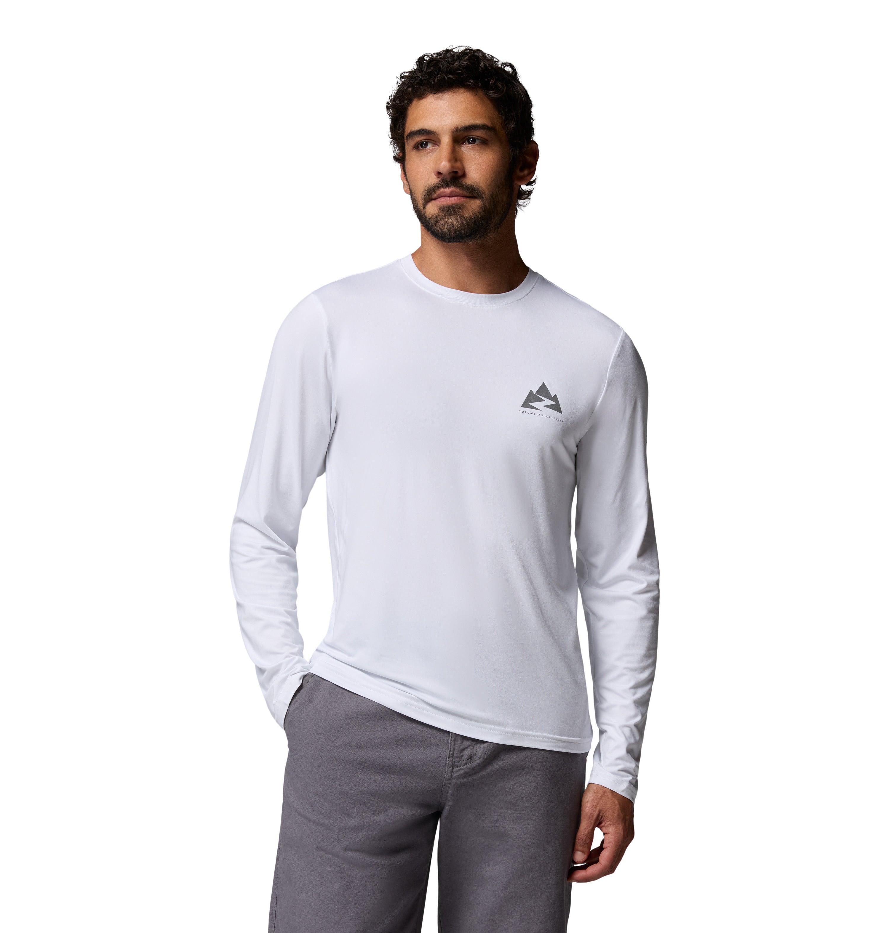 Playera de Manga Larga para Hombre Columbia Parsons Point LS Graphic Tee