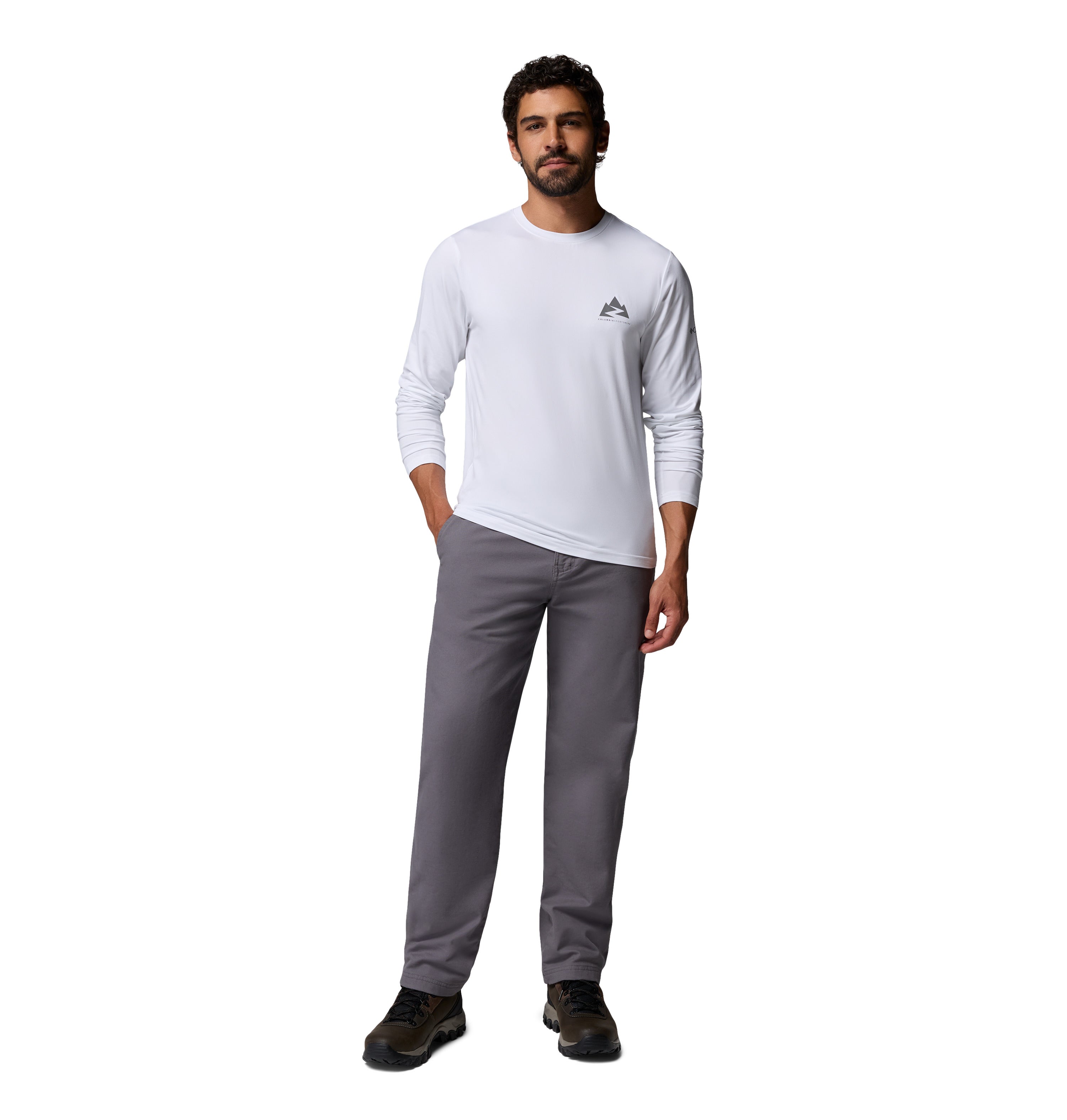Playera de Manga Larga para Hombre Columbia Parsons Point LS Graphic Tee