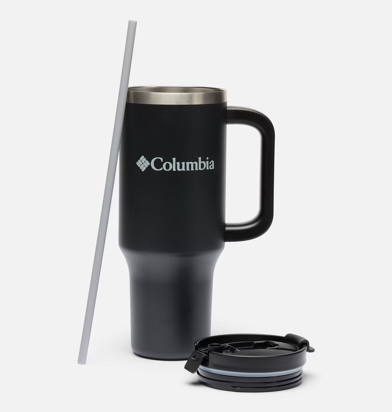 Termo tipo vaso 40 oz con asa acero inoxidable para uso diario y viajes Columbia 40 OZ SS Vacuum Tumbler with Handle