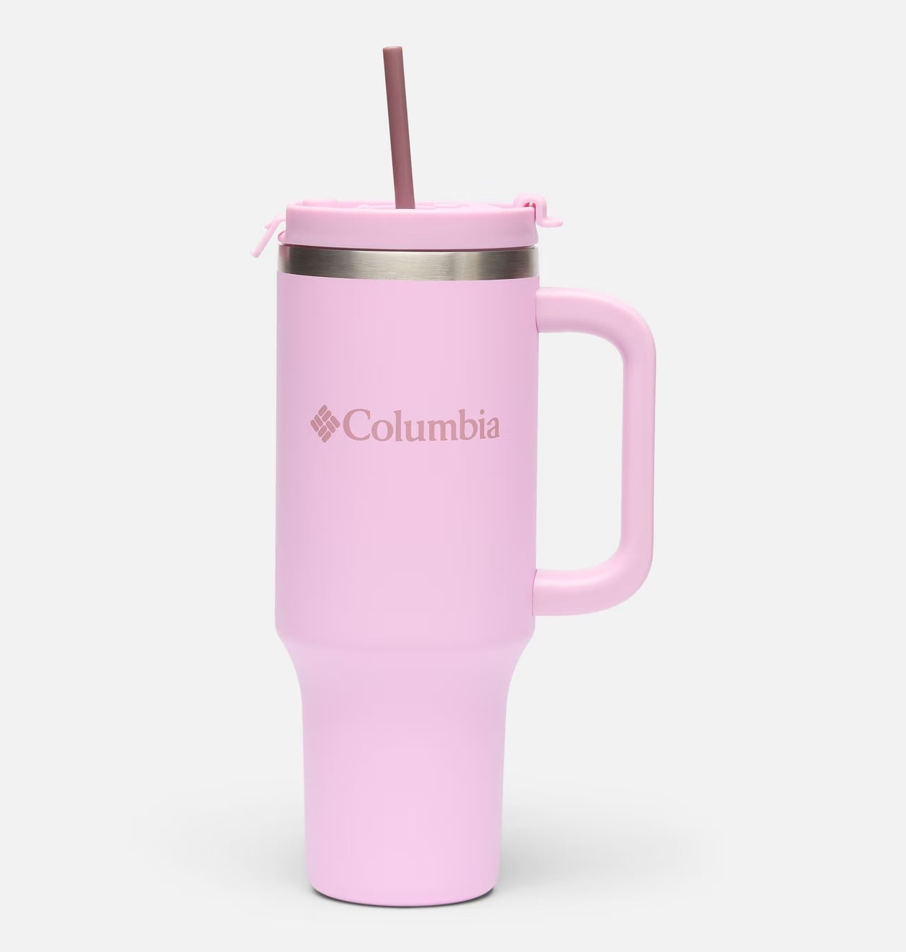 Termo tipo vaso 40 oz con asa acero inoxidable para uso diario y viajes Columbia 40 OZ SS Vacuum Tumbler with Handle
