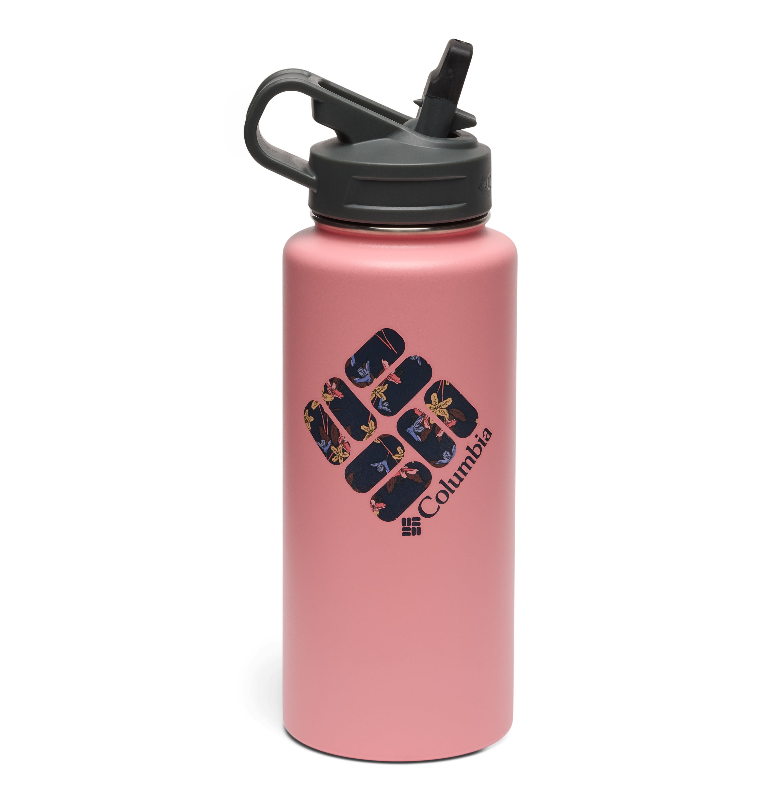Termo 32 oz acero inoxidable con popote para uso diario y viajes Columbia 32 OZ SS Vacuum Bottle