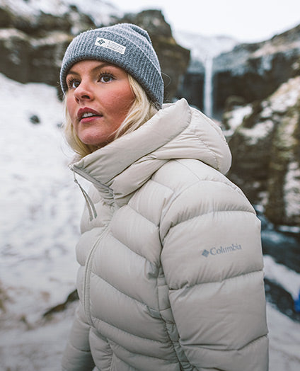 Columbia Chaqueta súper térmica para alpinismo para mujer