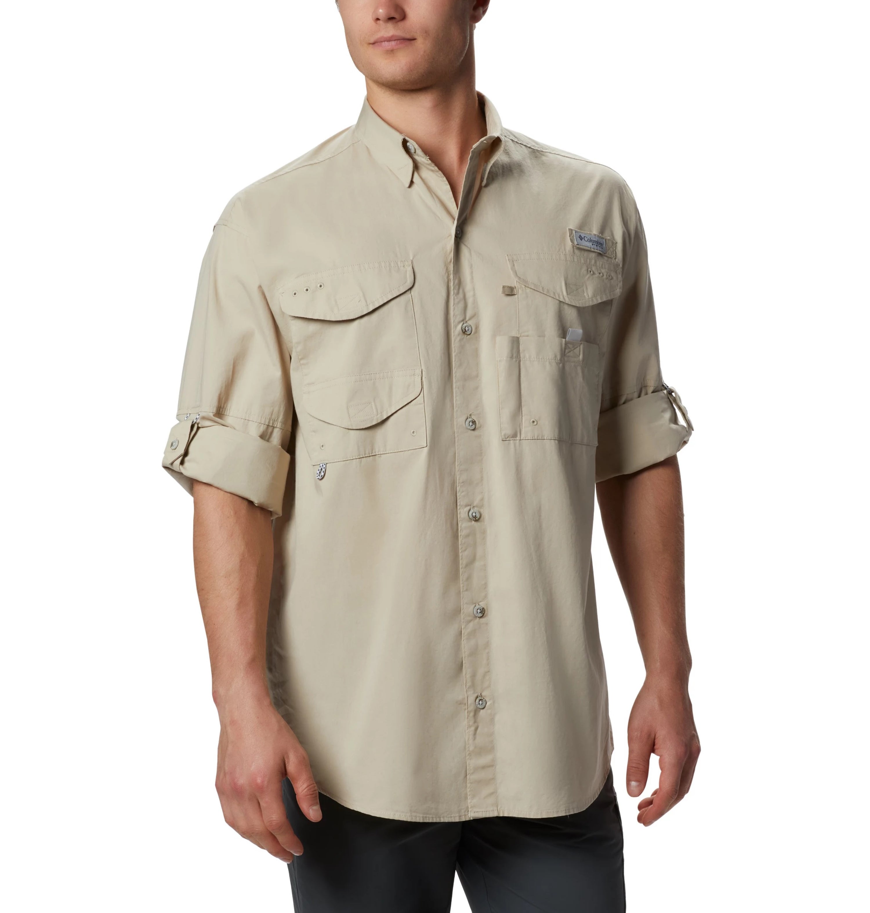 Chemise De Pêche Vintage Columbia PFG Homme – Noire – Taille L – Manches Courtes