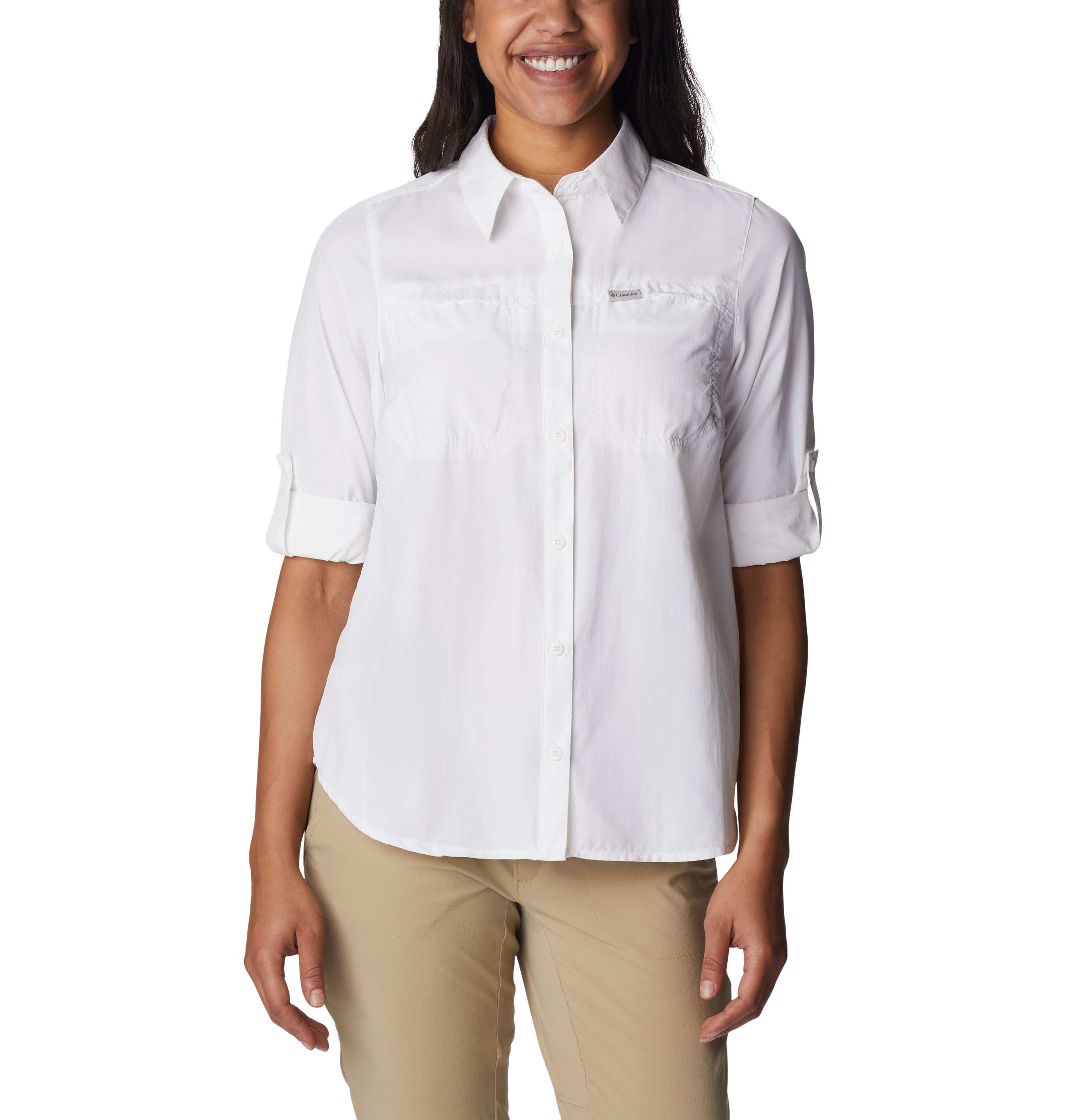 Camisa de manga larga para mujer Columbia Silver Ridge 3.0
