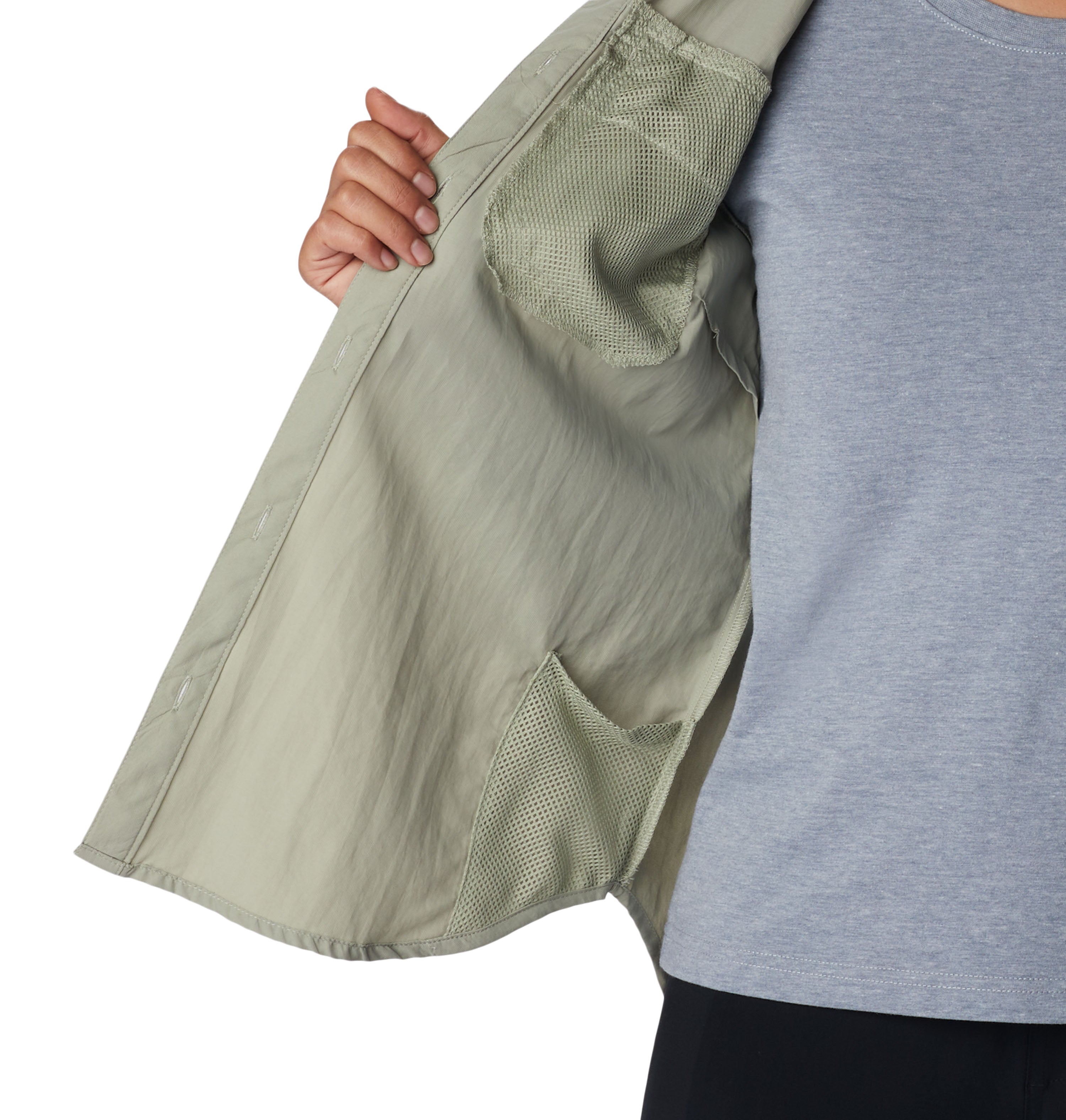 Camisa de manga larga para mujer Columbia Silver Ridge 3.0